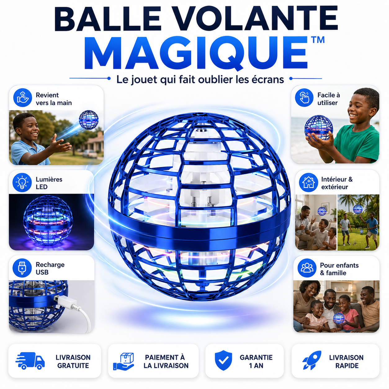 Balle Volante Magique™ – Le Jouet Qui Fait Oublier les Écrans cmr