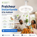 Ventilateur LED 2-en-1™ – Rafraîchissez et Éclairez Votre Pièce en Un Clic