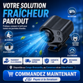 Ventilateur Turbo Mains Libres – Rechargeable & Ultra-puissant