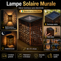 Lampe Solaire Murale – Décor Lumineux Sans Électricité Style Marocain