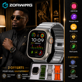 Montre Connectée Homme Luxe – Appels, WhatsApp, Suivi Santé + 2 Bracelets Offerts