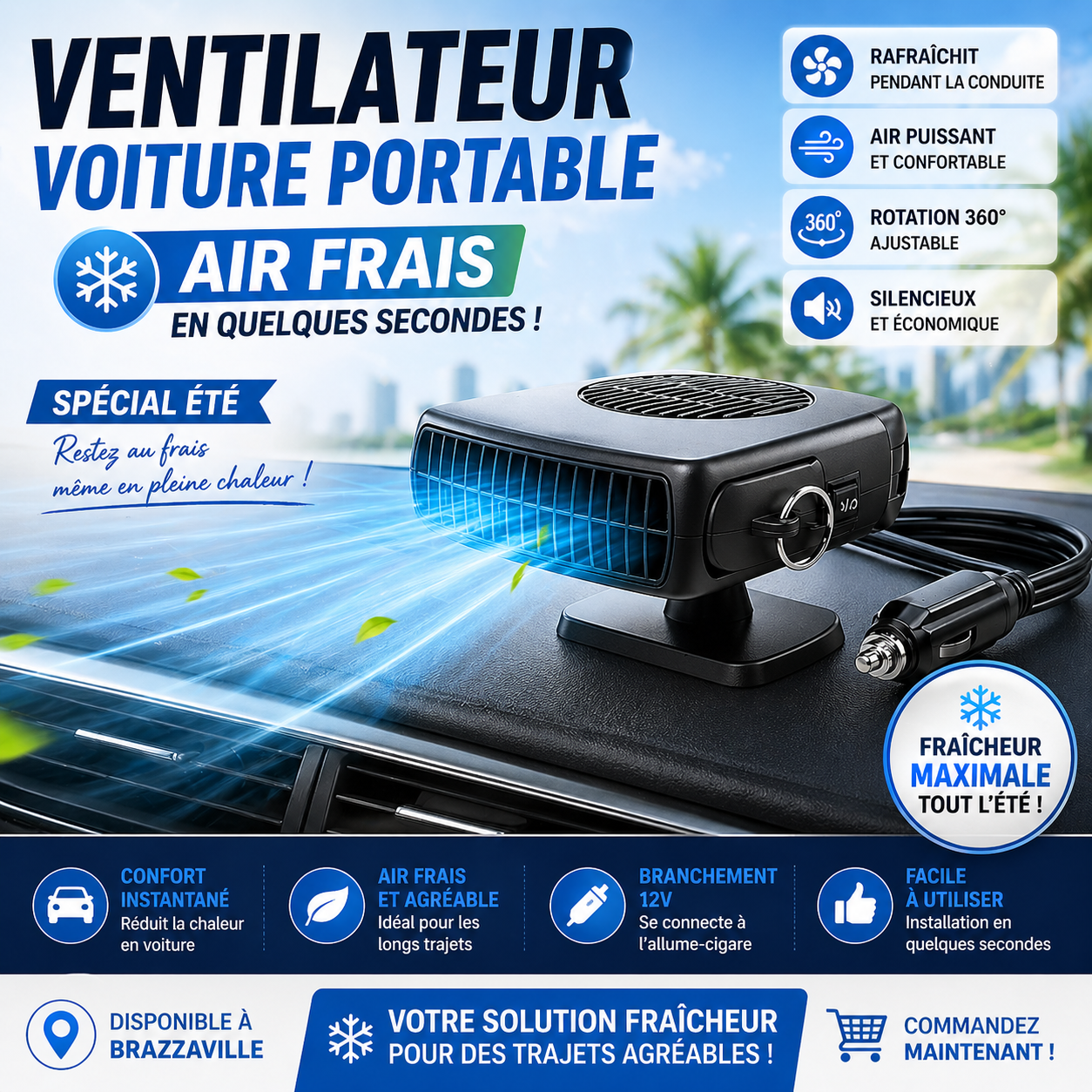Ventilo-Climatiseur de refroidissement