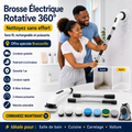 Brosse Électrique 360° Sans Fil – Avec 8 Têtes Incluses